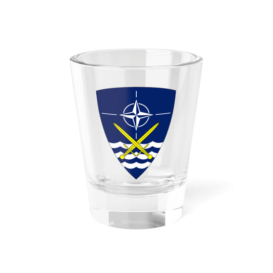 Headquarters Allied Land Forces Schleswig-Holstein and Jutland (Germany) (Coat of Arms) Shot Glass 1.5oz