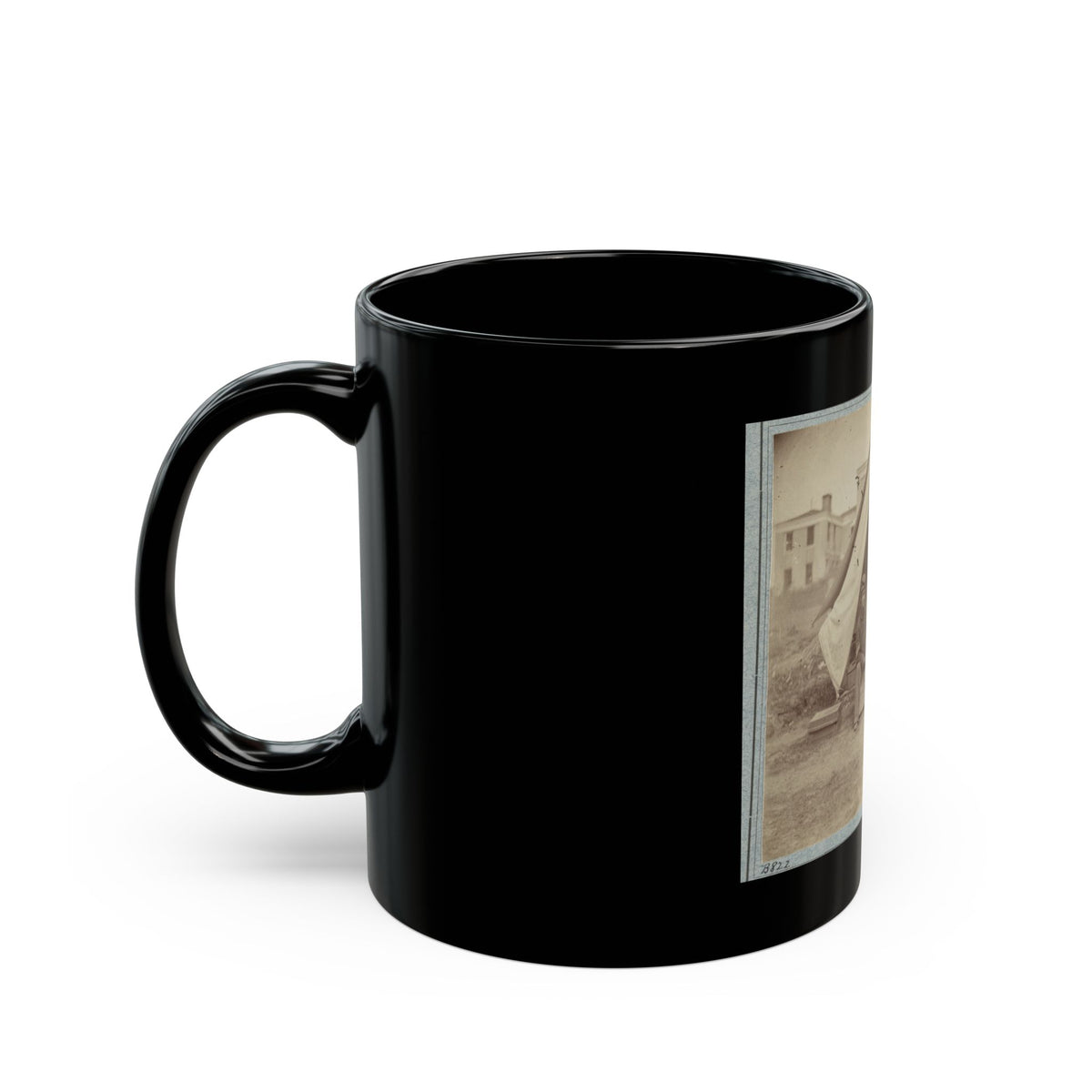 22d New York State Militia Near Harpers Ferry, Va., 1861 I.E.1862 004 (U.S. Civil War) Black Coffee Mug
