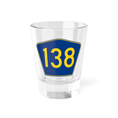 PR secondary 138 (Puerto Rico) (Road Sign) Shot Glass 1.5oz