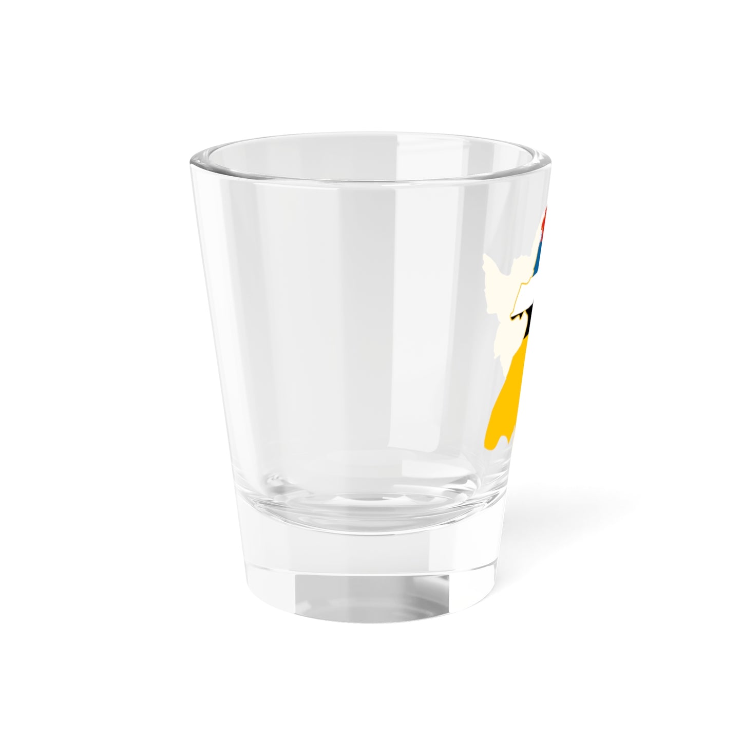 Flag map of Manchukuo 1932-1945 (China) Shot Glass 1.5oz