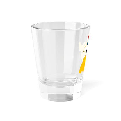Flag map of Manchukuo 1932-1945 (China) Shot Glass 1.5oz