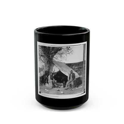 Culpeper, Va.  Contrabands (U.S. Civil War) Black Coffee Mug