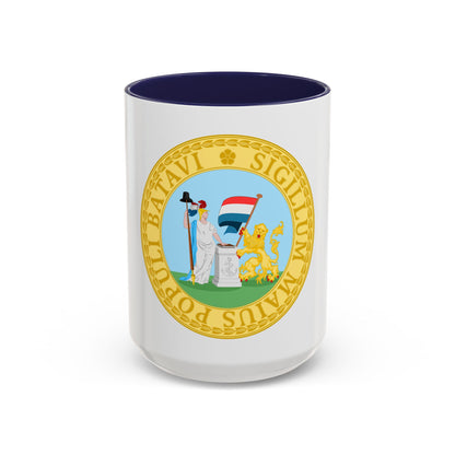 Great Seal of the Batavian Republic (1796) - Accent Coffee Mug