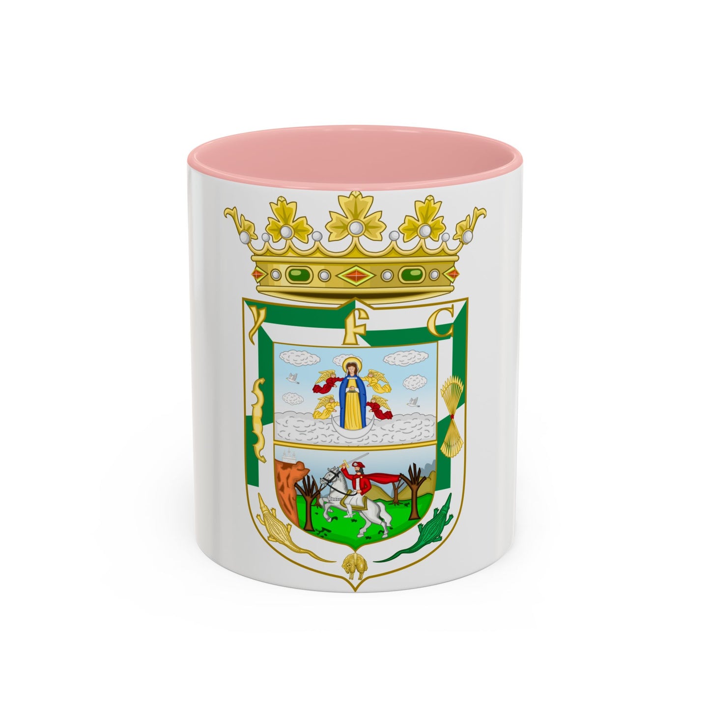 Coat of Arms of Isla Fernandina (Cuba) - Accent Coffee Mug