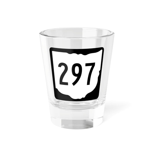 OH-297 1967 (Ohio) (Road Sign) Shot Glass 1.5oz