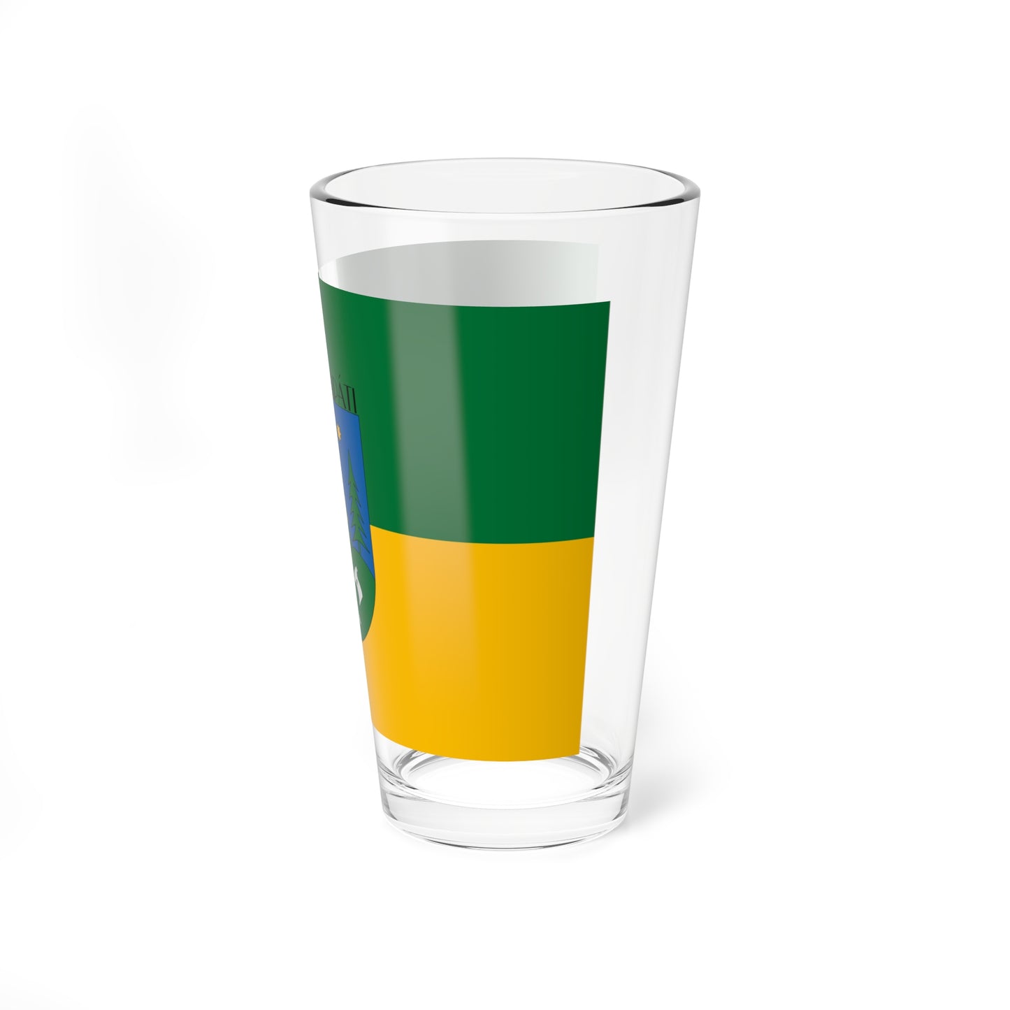 Flag of Pusztaapati (Hungary) Pint Glass 16oz