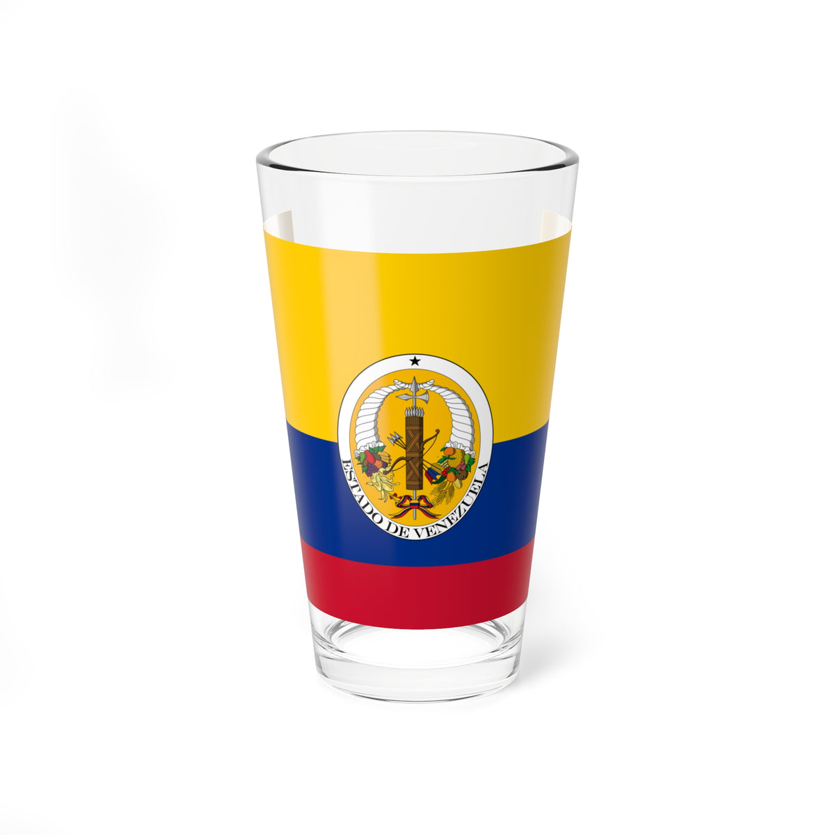 Bandera del Estado de Venezuela 1830 version 1 (Venezuela) Pint Glass 16oz