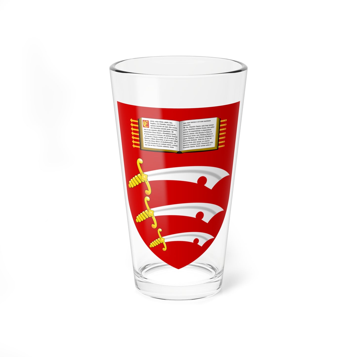 University of Essex arms (United Kingdom) (Coat of Arms) Pint Glass 16oz