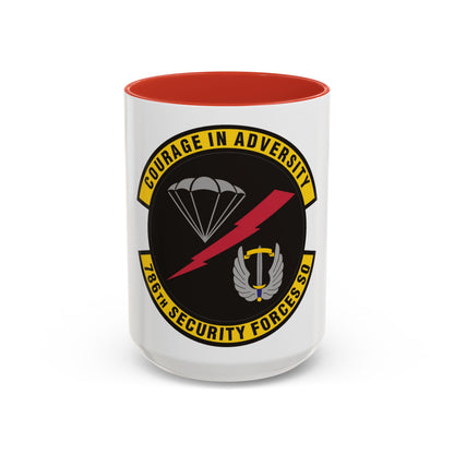 786th Security Forces Squadron (U.S. Air Force) Accent Coffee Mug
