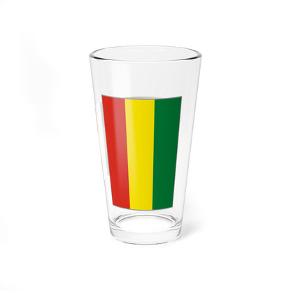 Flag of Bolivia presentation (Bolivia) Pint Glass 16oz