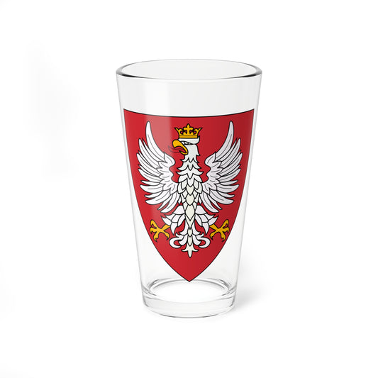 Coat of Arms of Vladislav Jagiello (Poland) (Coat of Arms) Pint Glass 16oz