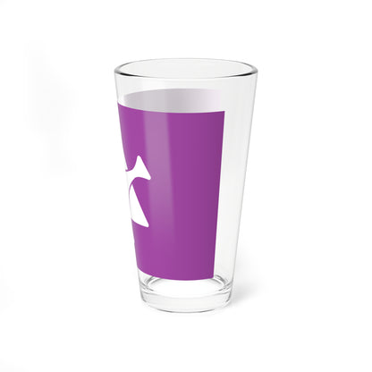 Flag of Hobetsu Hokkaido 1962-2006 (Japan) Pint Glass 16oz