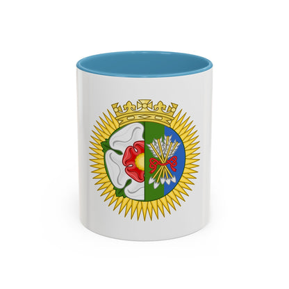 Tudor Rose and Arrows Badge - Accent Coffee Mug