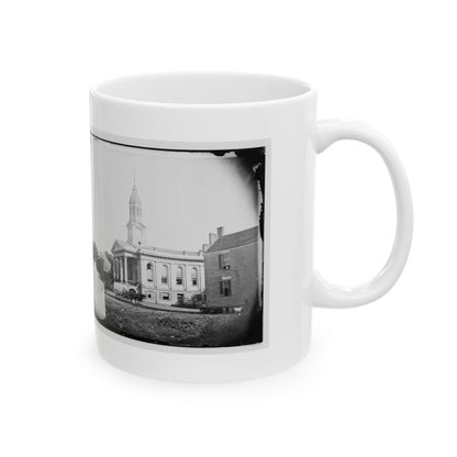 Warrenton, Va. Courthouse (U.S. Civil War) White Coffee Mug