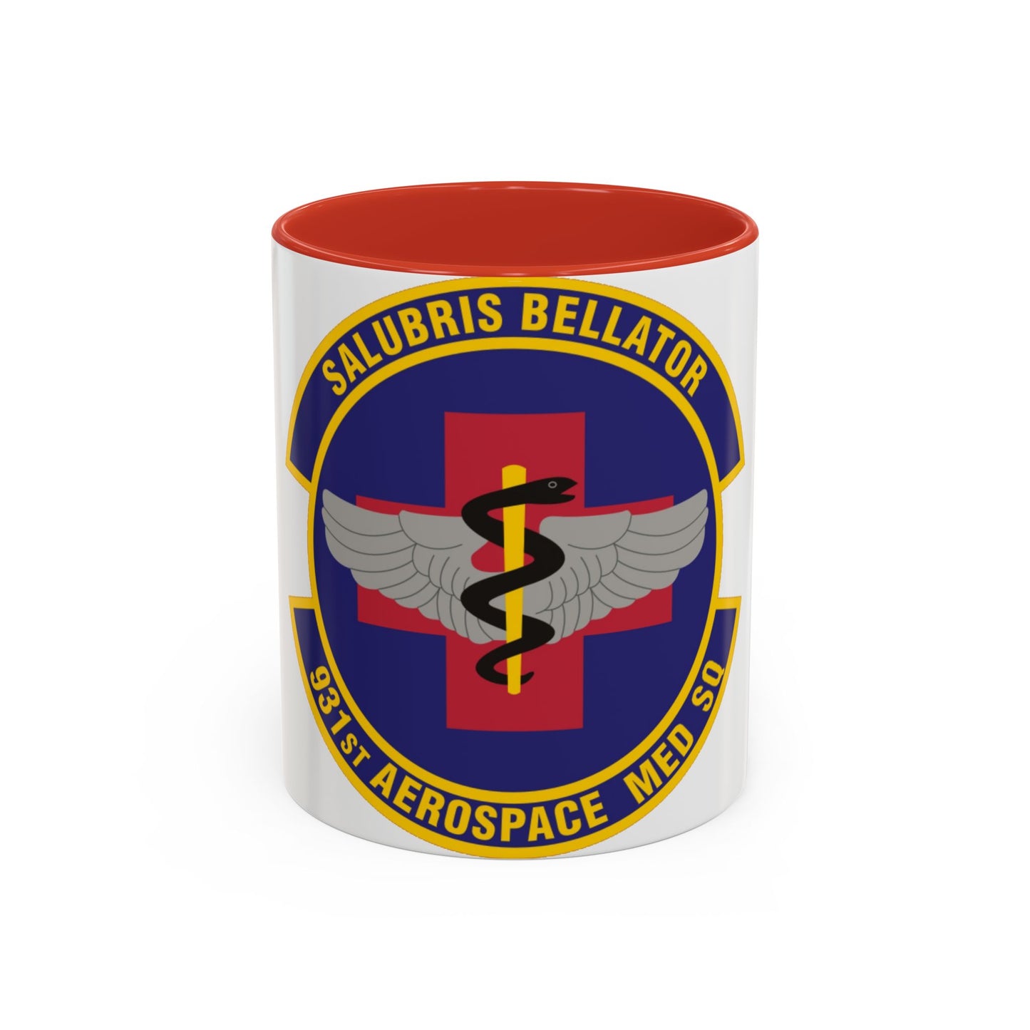 931 Aerospace Medicine Squadron AFRC (U.S. Air Force) Accent Coffee Mug