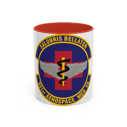 931 Aerospace Medicine Squadron AFRC (U.S. Air Force) Accent Coffee Mug