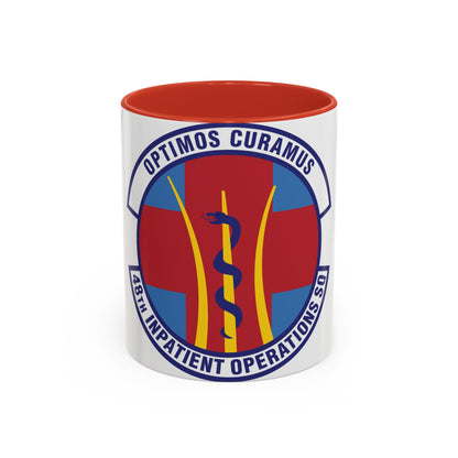 48th Inpatient Operations Squadron (U.S. Air Force) Accent Coffee Mug