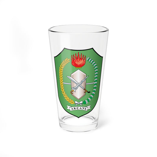 Coat of arms of West Kalimantan (Indonesia) (Coat of Arms) Pint Glass 16oz