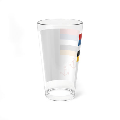 Flag of Chief of Civil Administration of Manchukuo (China) Pint Glass 16oz