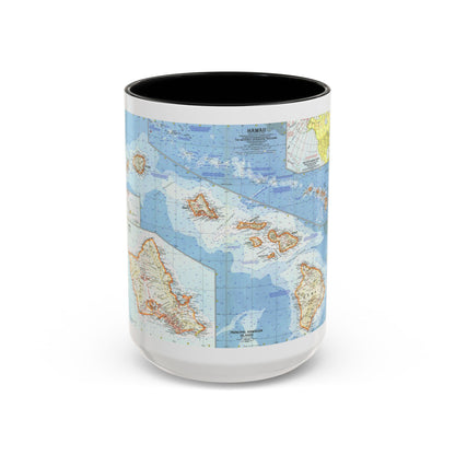 USA - Hawaii (1960) (Map) Accent Coffee Mug