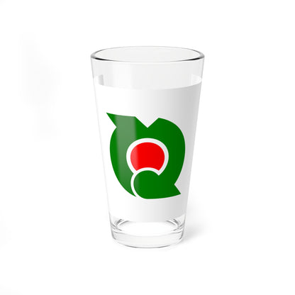 Flag of Nejime Kagoshima 1968-2005 (Japan) Pint Glass 16oz