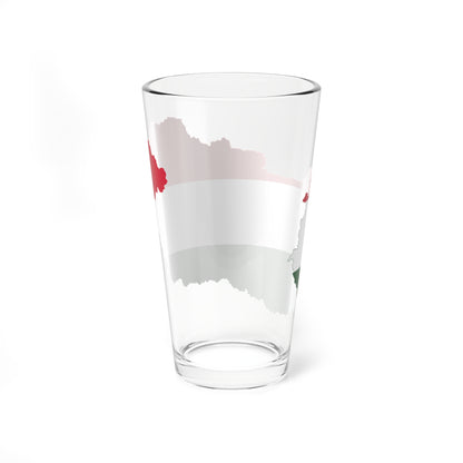 Hungary stub (Hungary) Pint Glass 16oz