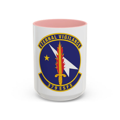 379th Expeditionary Security Forces Squadron (U.S. Air Force) Accent Coffee Mug