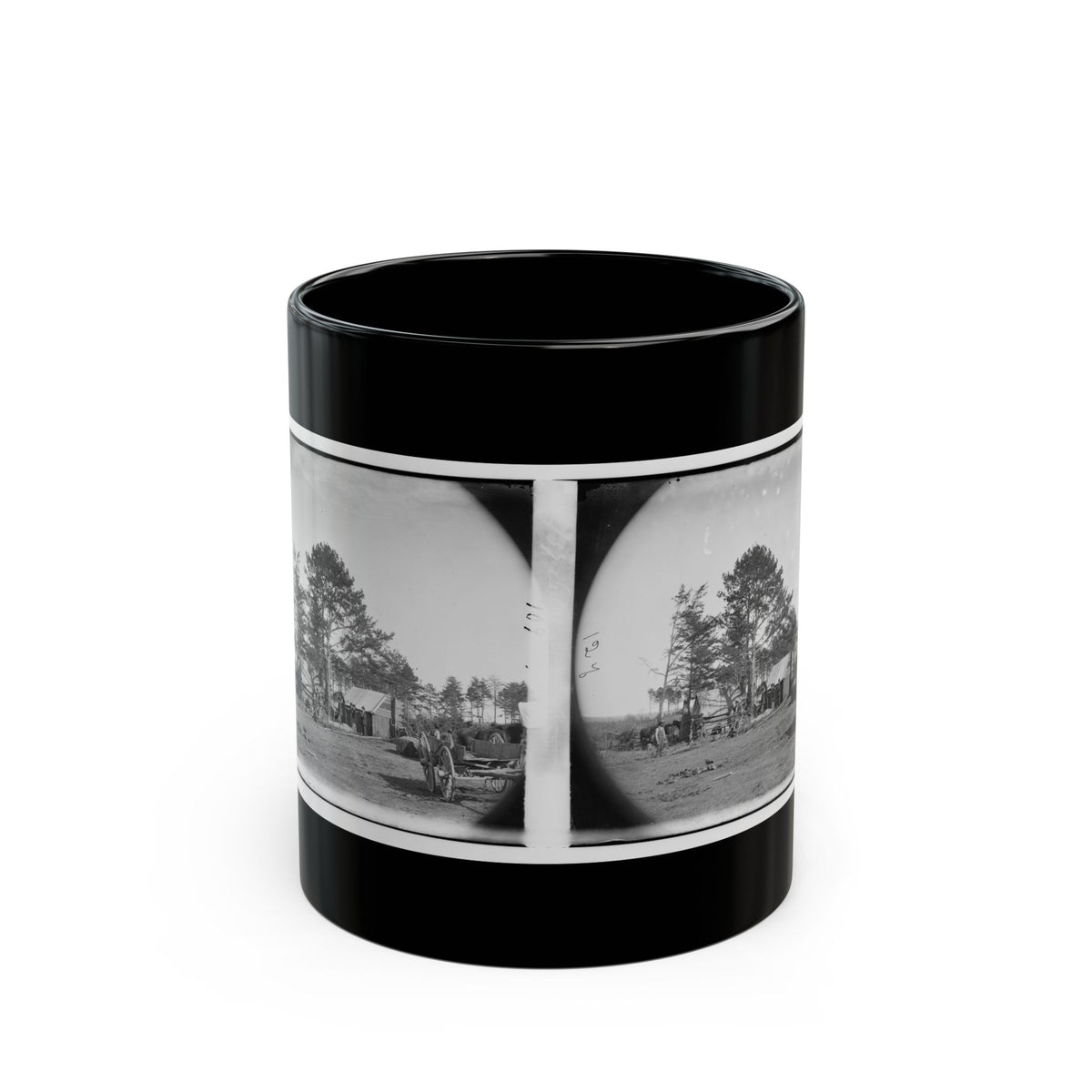 Brandy Station, Virginia. Winter Quarters Of Scouts And Guides. Army Of The Potomac (U.S. Civil War) Black Coffee Mug