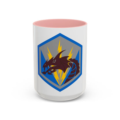 336 Military Intelligence Brigade (U.S. Army) Accent Coffee Mug