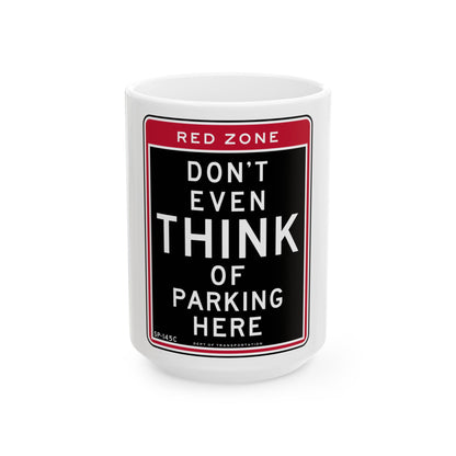 NYCDOT SP-145C (New York) (Road Sign) White Coffee Mug