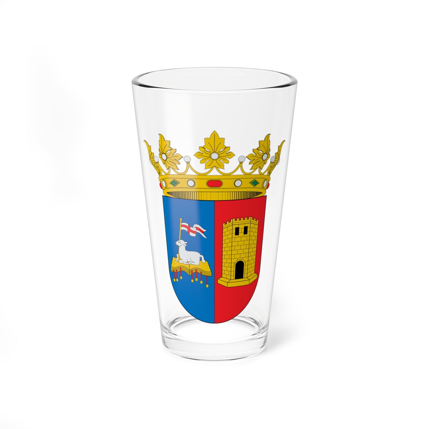 Escudo de Alginet (Spain) (Coat of Arms) Pint Glass 16oz