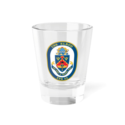 USS Elrod FFG 55 (U.S. Navy) Shot Glass 1.5oz