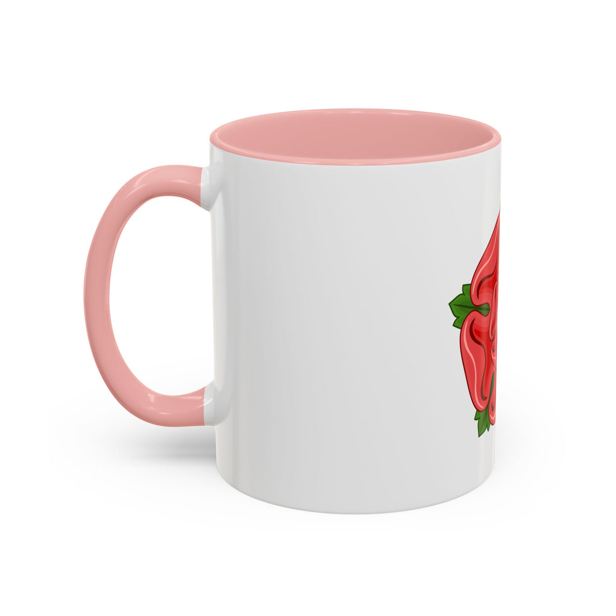 Red Rose Badge of Lancaster - Accent Coffee Mug