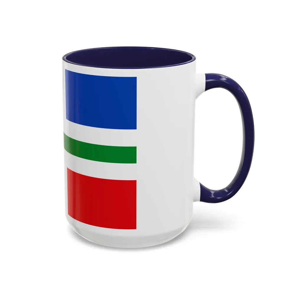 Flag of Groningen Netherlands - Accent Coffee Mug-Go Mug Yourself