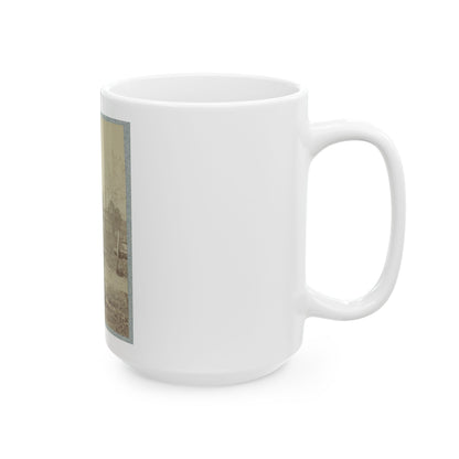 7th New York State Militia, Camp Cameron, D.C., 1861 (U.S. Civil War) White Coffee Mug