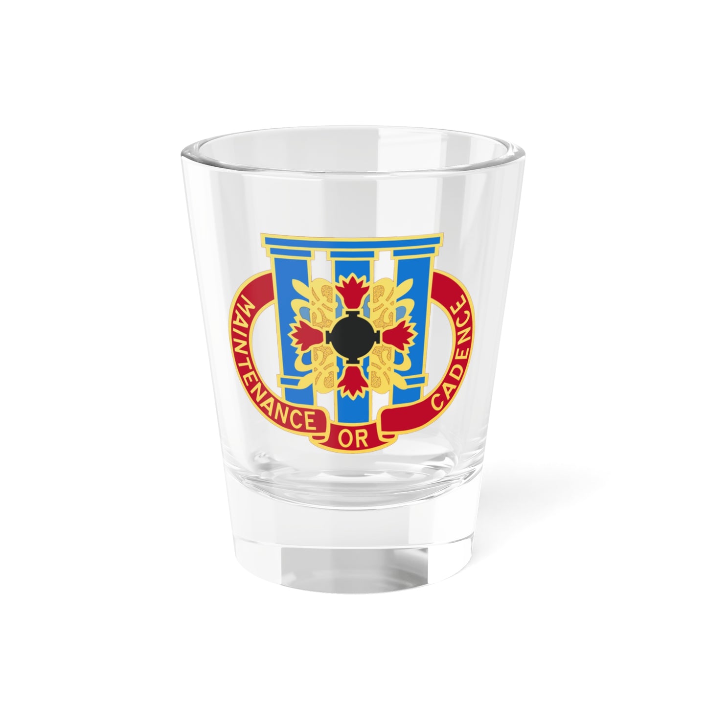 Verre à liqueur du 110e bataillon de maintenance (armée américaine) 1,5 oz