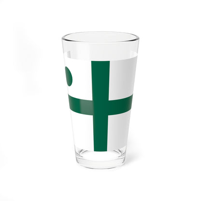 Rank flag of the South African Navy - Vice Admiral 1981-1994 (South Africa) Pint Glass 16oz