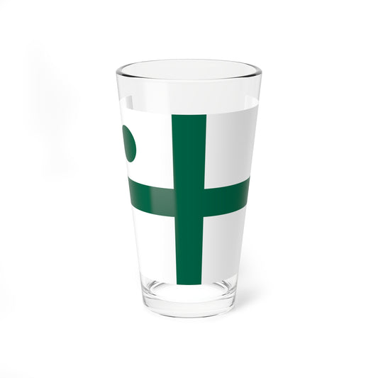 Rank flag of the South African Navy - Vice Admiral 1981-1994 (South Africa) Pint Glass 16oz