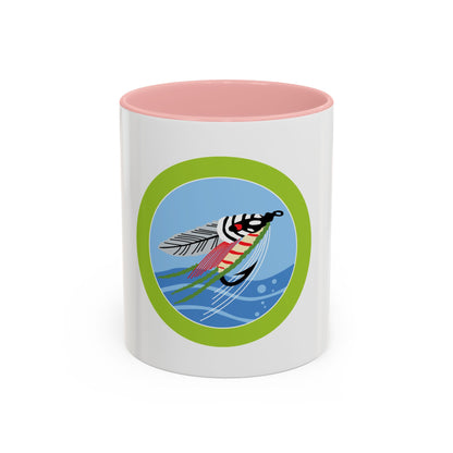 Fly Fishing (Boy Scout Merit Badge) Accent Coffee Mug