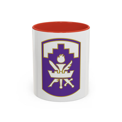 353 Civil Affairs Command 3 (U.S. Army) Accent Coffee Mug