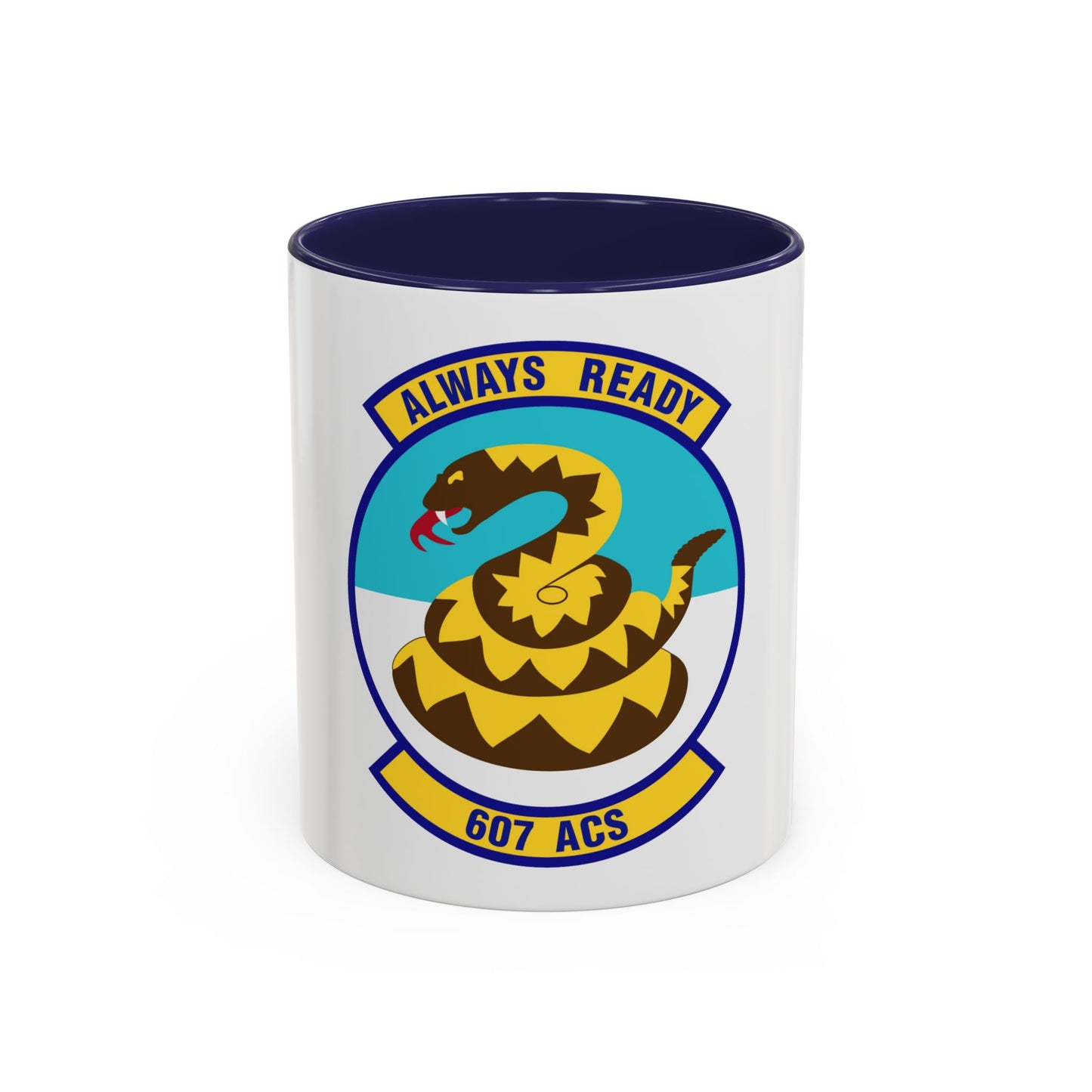 607th Air Control Squadron (U.S. Air Force) Accent Coffee Mug