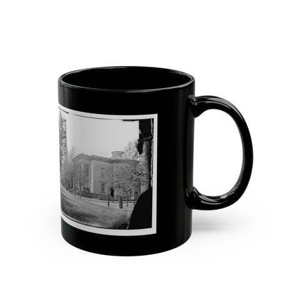 Richmond, Va. City Hall; Sycamore Church Beyond (Capitol Street) (U.S. Civil War) Black Coffee Mug