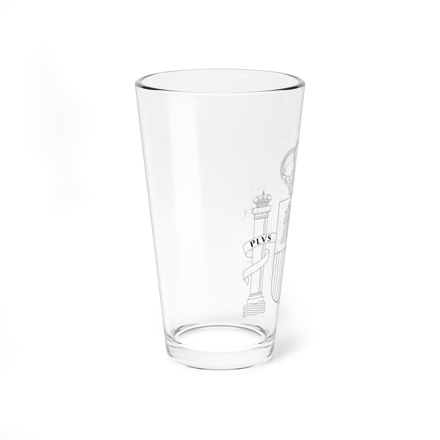 Escudo de España contornos (Spain) (Coat of Arms) Pint Glass 16oz