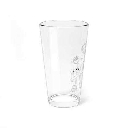 Escudo de España contornos (Spain) (Coat of Arms) Pint Glass 16oz