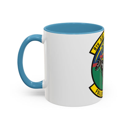 9th Air Support Operations Squadron (U.S. Air Force) Accent Coffee Mug