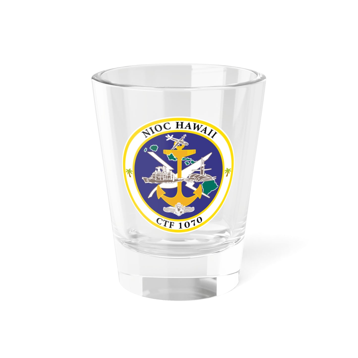 NIOC Hawaii CFT 1070 (U.S. Navy) Shot Glass 1.5oz