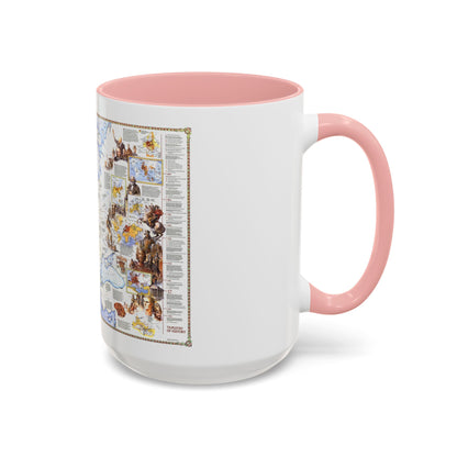 Europe - History The Major Turning Points (1983) (Map) Accent Coffee Mug