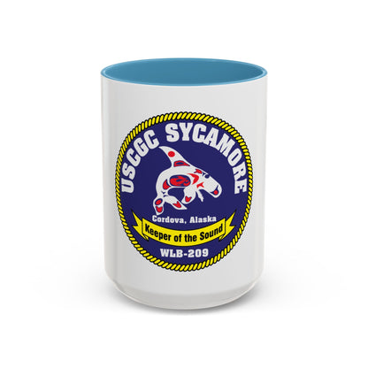 USCGC Sycamore WLB 209 (U.S. Coast Guard) Accent Coffee Mug