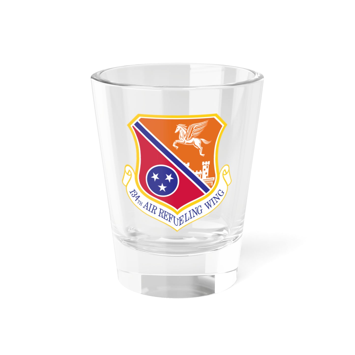 134th Air Refueling Wing (U.S. Air Force) Shot Glass 1.5oz