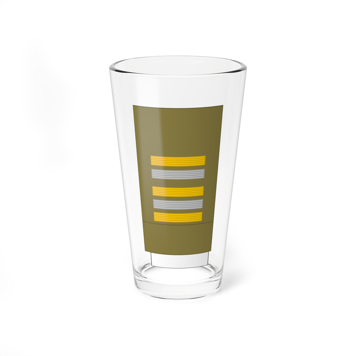 France Army OF 4 Sleeve WW2 (Military Rank) Pint Glass 16oz